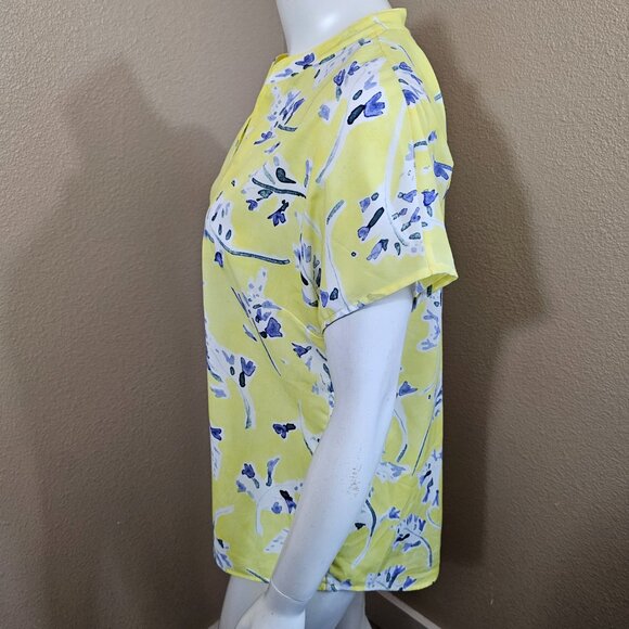CABI #5213 Stevie Sunny Days Yellow Floral Blouse~Size S - Picture 5 of 10